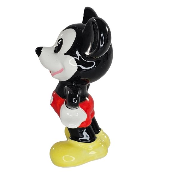 Vintage Disney Mickey Mouse Figurine Pie Eyed Japan - Picture 5 of 9